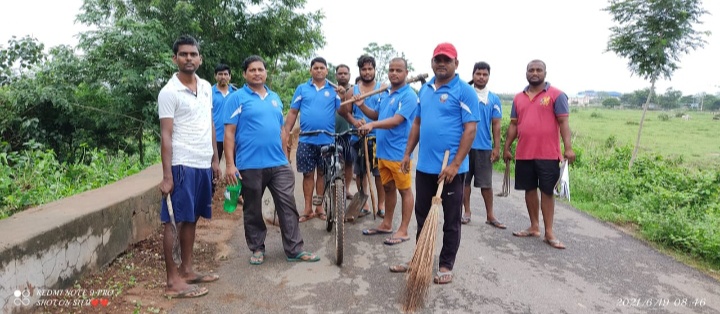 ଆଦର୍ଶ ସେବା ସଙ୍ଗଠନ ର ରାସ୍ତା ସଫେଇ ଅଭିଯାନ